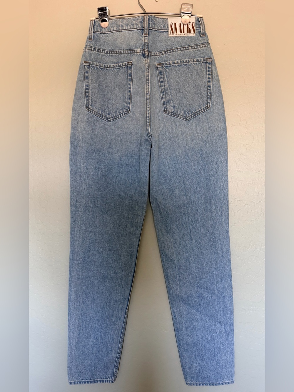 NWOT MOTHER SNACKS! High Waisted Twizzy Skimp Jeans in Just A Nibble - Size 26 - Picture 8 of 14